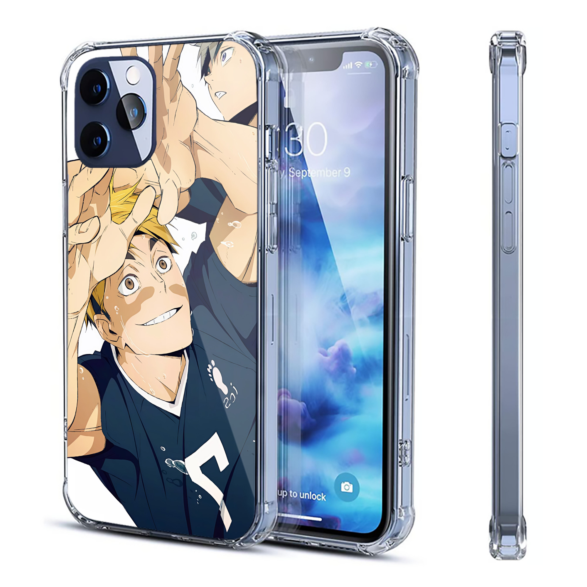 （画像用） ハイキュー!! Haikyu!! 【iPhone 12シリーズ対応】透明スマホケース（クリアソフトケース）